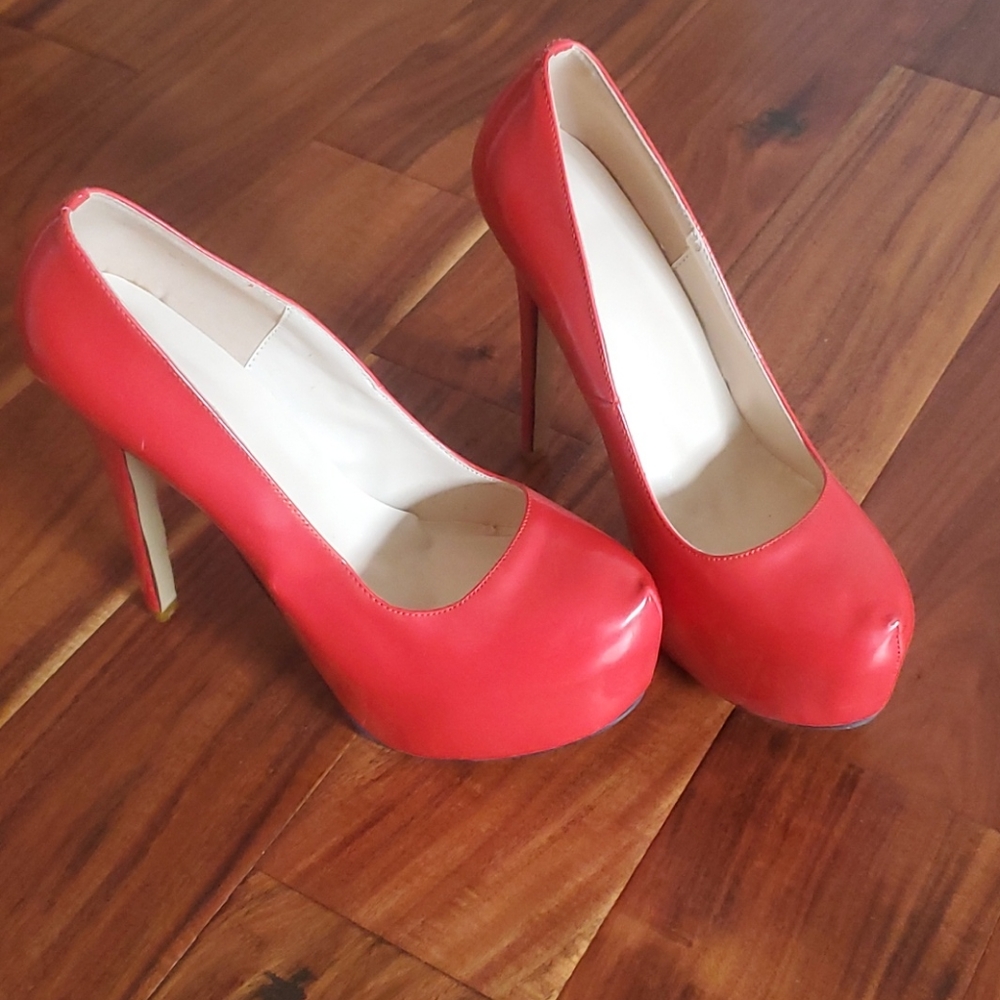 Red stiletto heels